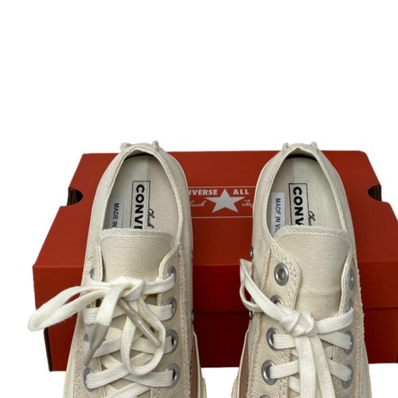 Converse Chuck 70 OX Shoes Crafted Canvas Beige Women Size Low Top Skate 572613C - Picture 5 of 9
